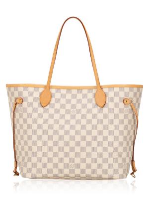 Damier Azur Neverfull MM NM Rose Ballerine