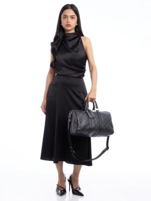 Monogram Eclipse Reverse Keepall Bandouliere 35 Black