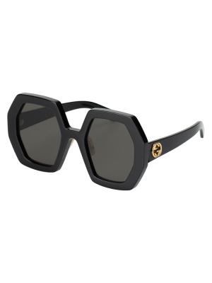 GG0772S Retro Oversize Sunglasses Black