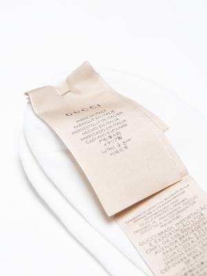 X Adidas Cotton Interlocking G Crew Socks White