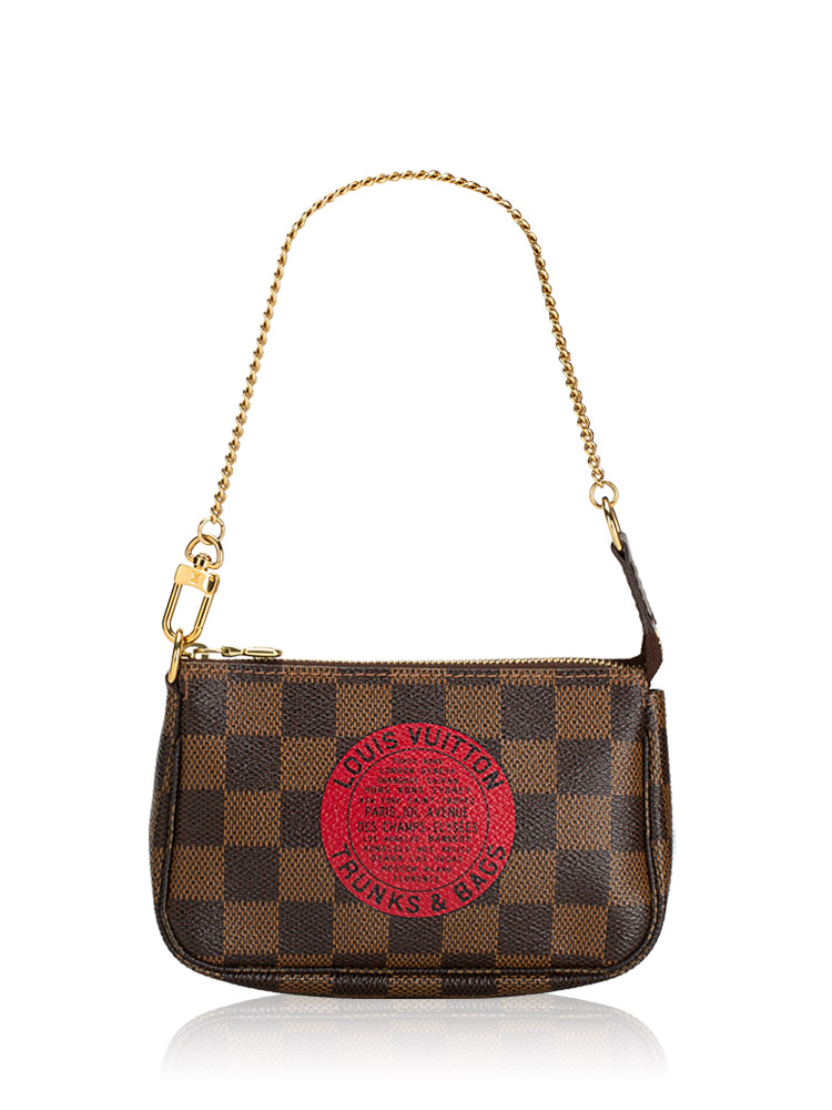 Damier Ebene Complice Trunks and Bags Mini Pochette