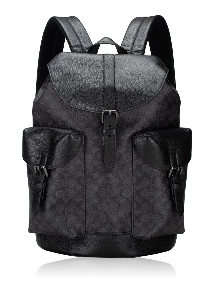 Men CW211 Signature Warner Backpack Charcoal Black