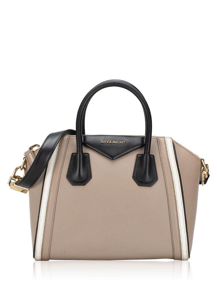 Tri-Color Small Antigona Beige