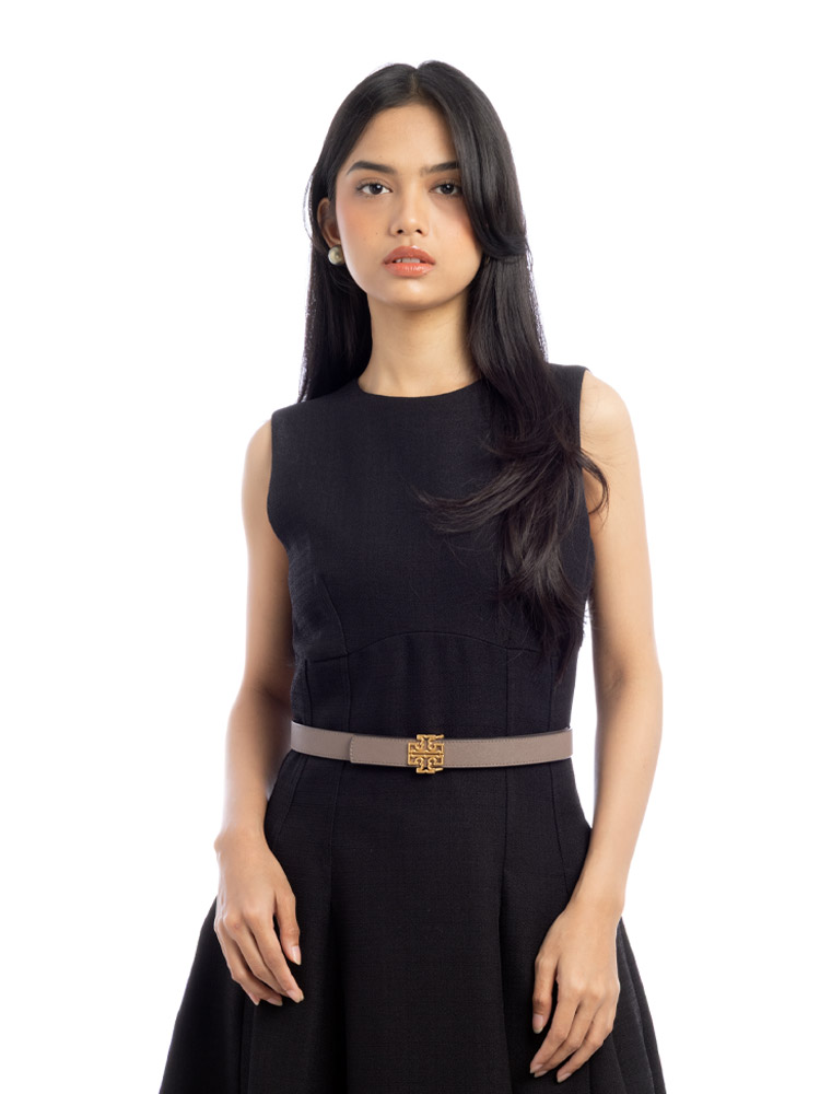 Reversible Britten Logo Belt Clam Shell Tiramisu Sz XL