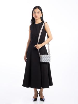 Coated Canvas CD Diamond Messenger Grey