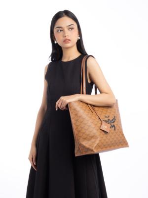 Nappa Lauretos Himmel Medium Tote Cognac