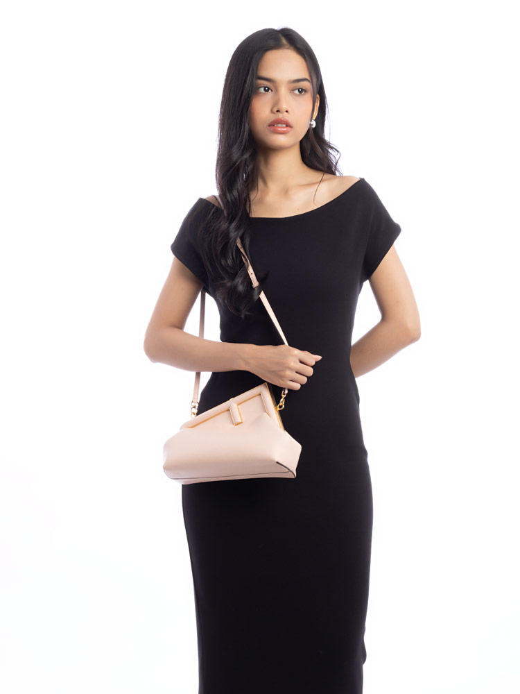 Shiny Nappa Small Fendi First Light Rose