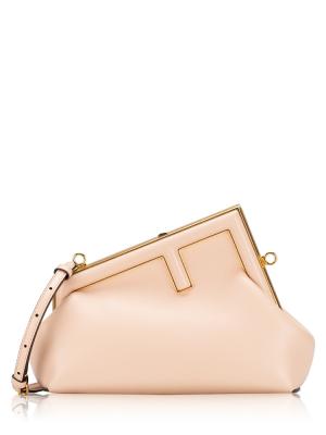 Shiny Nappa Small Fendi First Light Rose