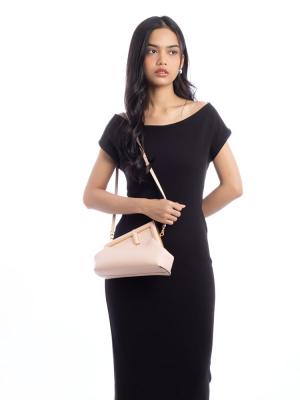 Shiny Nappa Small Fendi First Light Rose