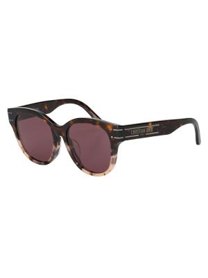Diorsignature B6F Butterfly Sunglasses Dark Havana Pink