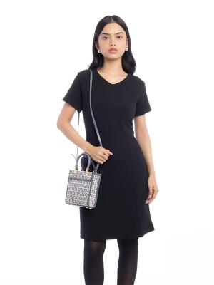 FF Jacquard Sunshine Mini Shopper Blue Gray