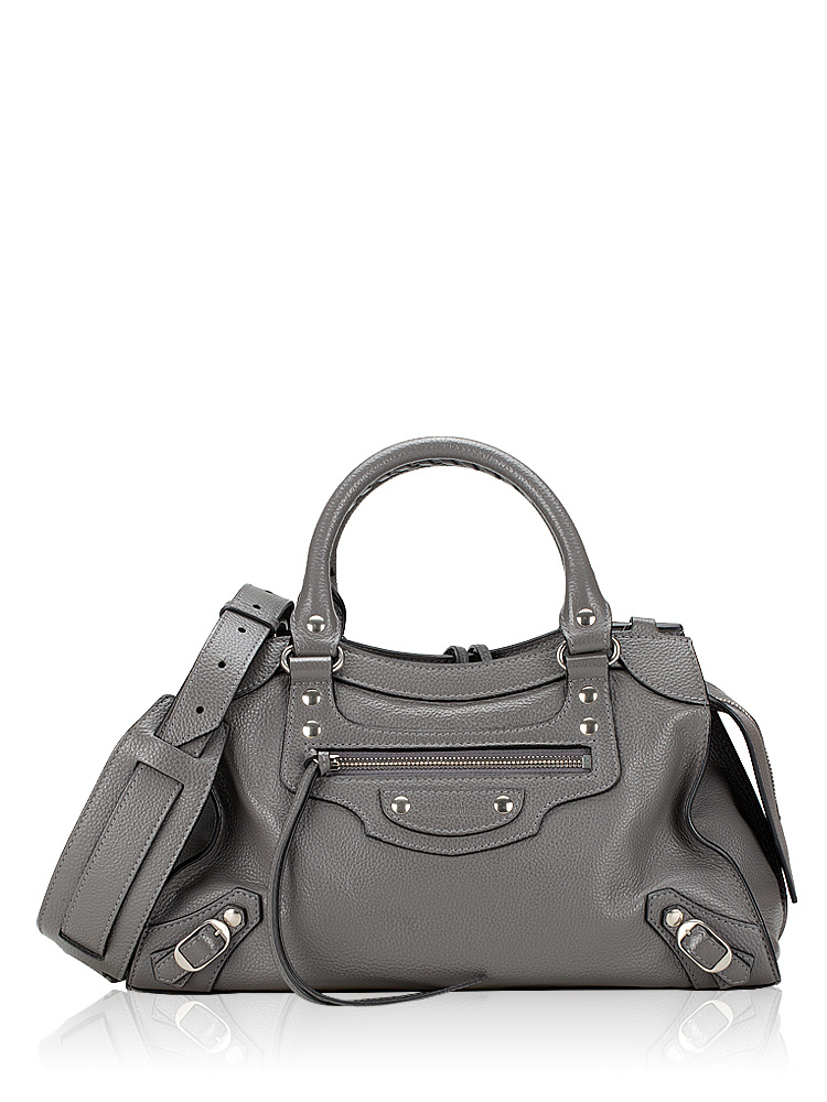 Calfskin Neo Classic Small City Grey