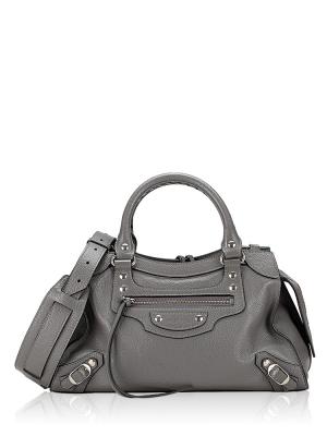 Calfskin Neo Classic Small City Grey