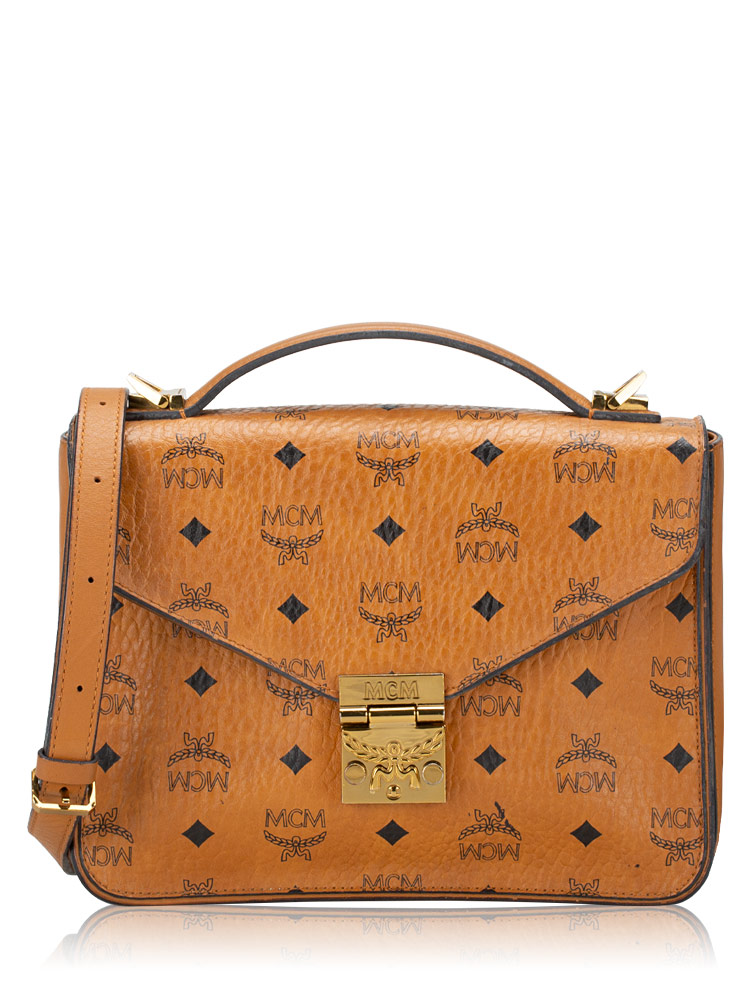 Visetos Patricia Top Handle Bag Cognac