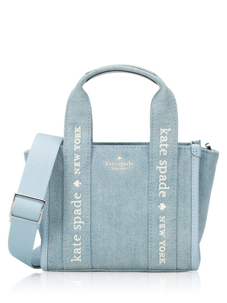 Kip Denim Mini Tote Blue Multi
