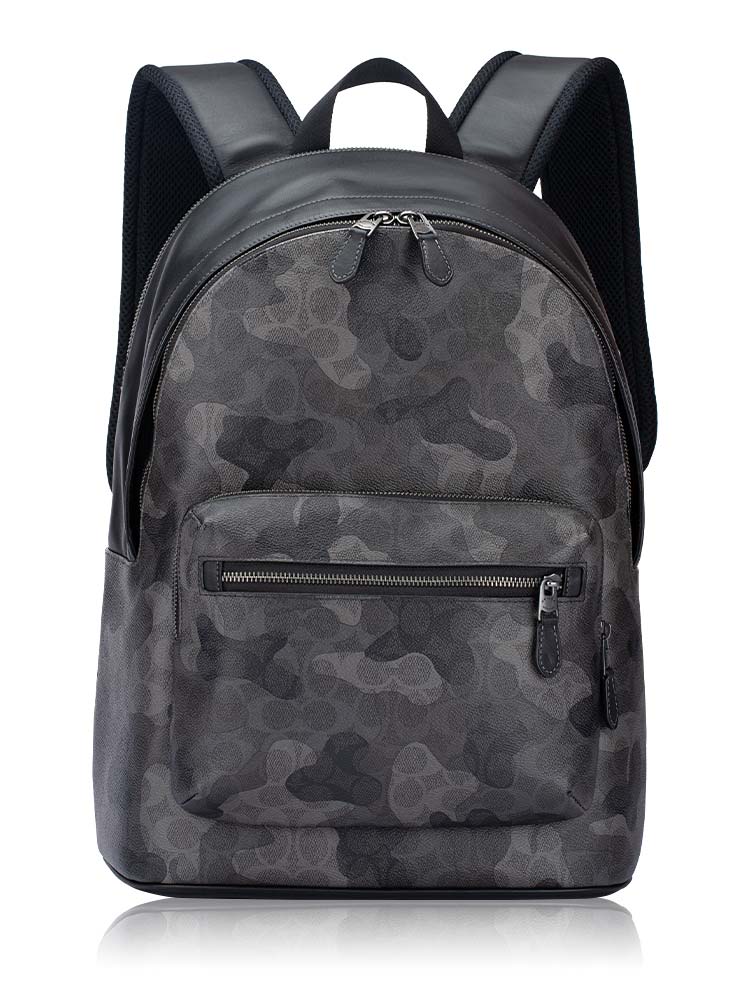 CW311 Signature Camo Print West Backpack Grey Multi