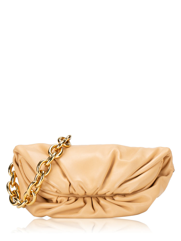Nappa The Belt Chain Pouch Almond
