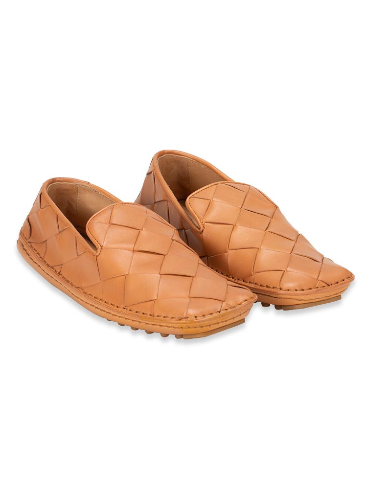 Maxi Intrecciato Douglas Loafers Light Caramel Sz 37