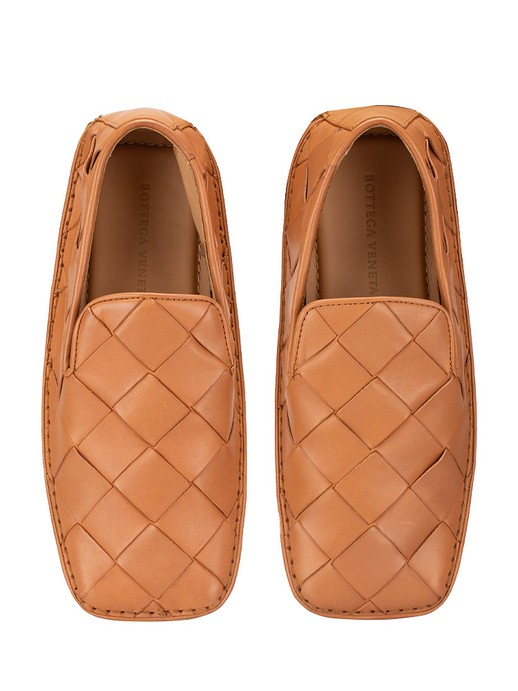 Maxi Intrecciato Douglas Loafers Light Caramel Sz 37