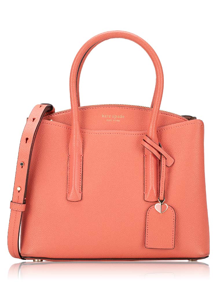Margaux Medium Satchel Peachy