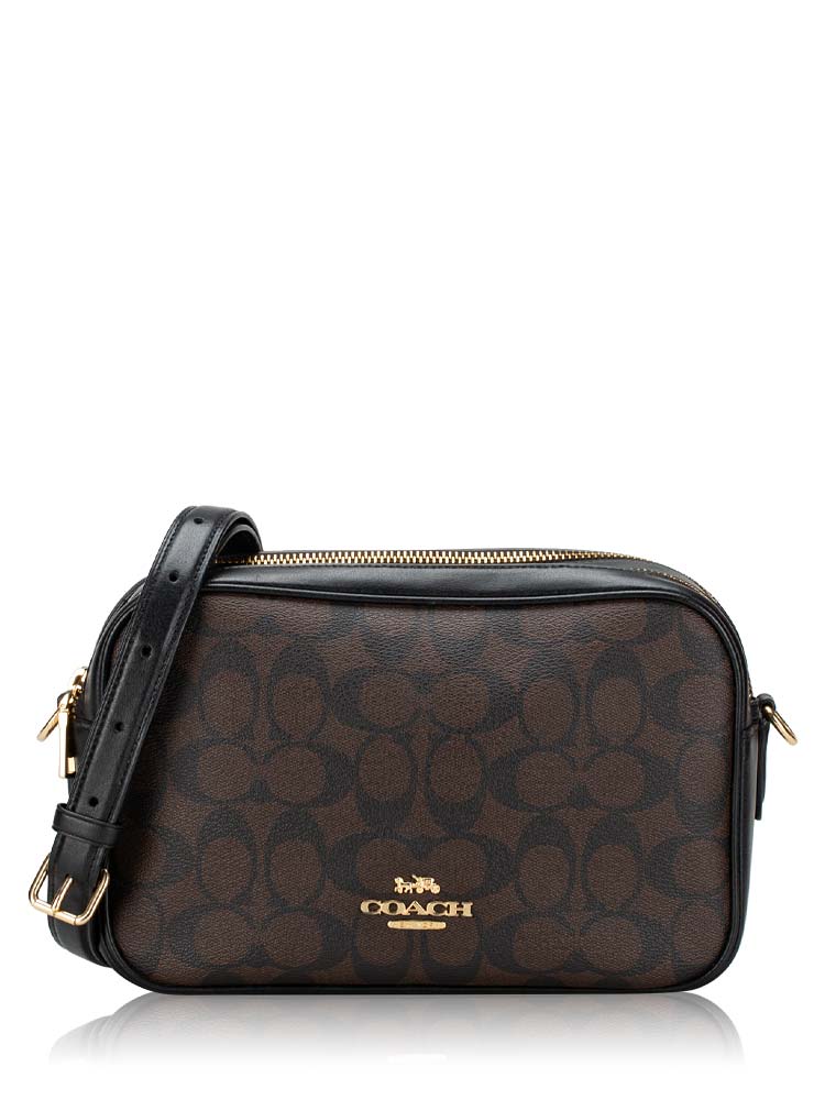 68168 Signature Jes Crossbody Brown Black