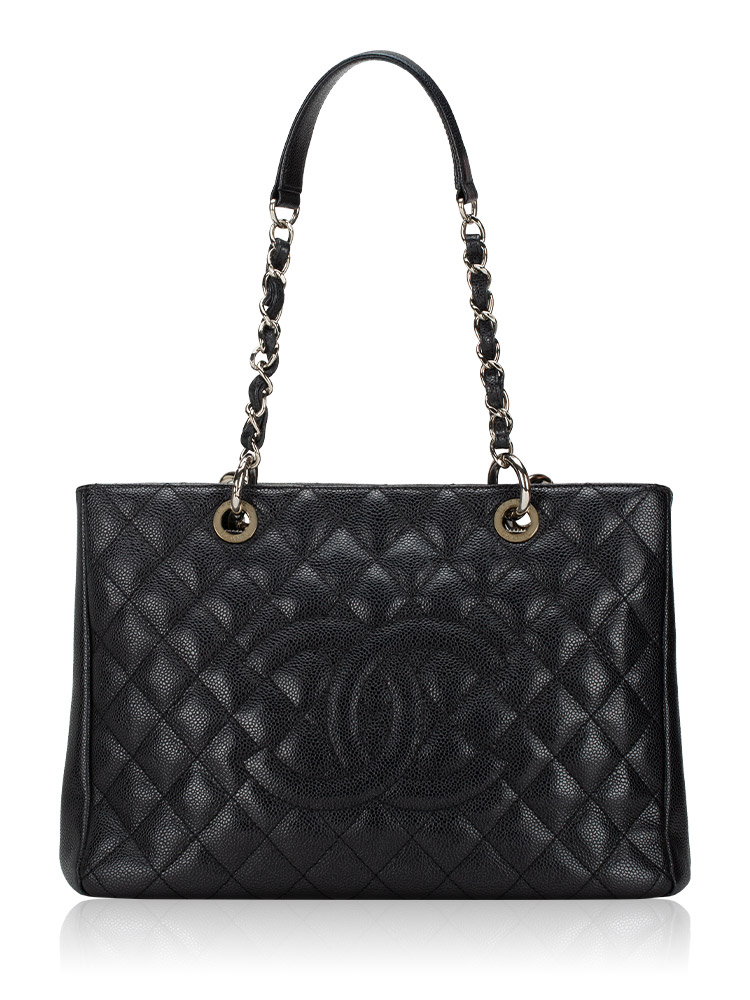 Caviar Grand Shopping Tote GST Black