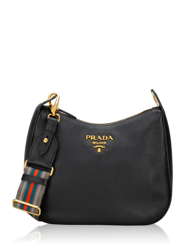 1BC166 Vitello Phenix Hobo Nero