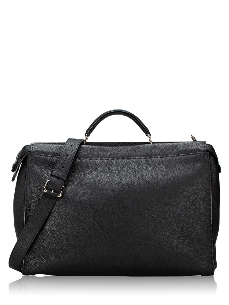 Selleria Monster Eyes Peekaboo Essential Large Iconic Satchel Nero