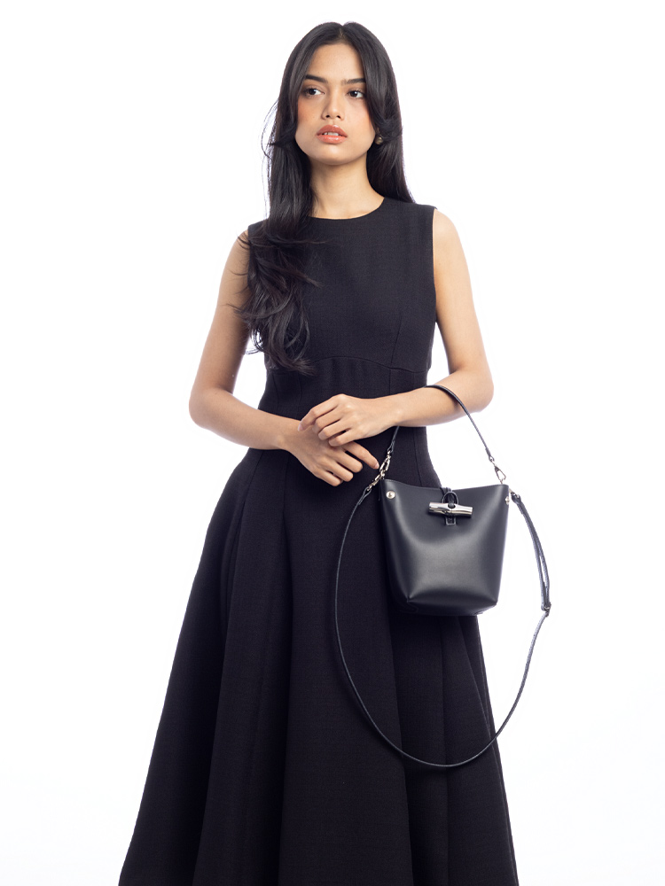 Le Roseau Xs Bucket Bag Black