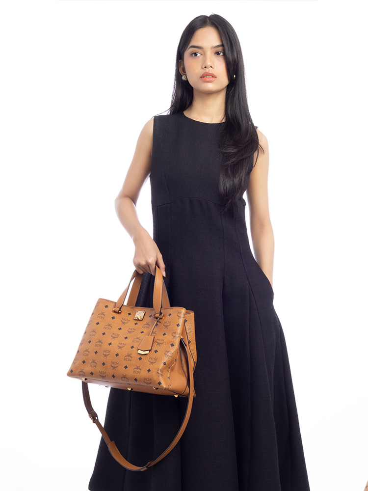 Visetos Essential Medium Tote Cognac