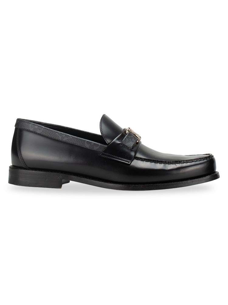 Mens Monogram Eclipse Major Loafers Black Sz 8