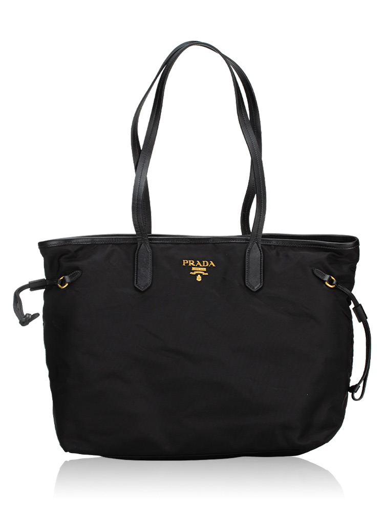 BR4001 Tessuto Saffiano Tote Nero