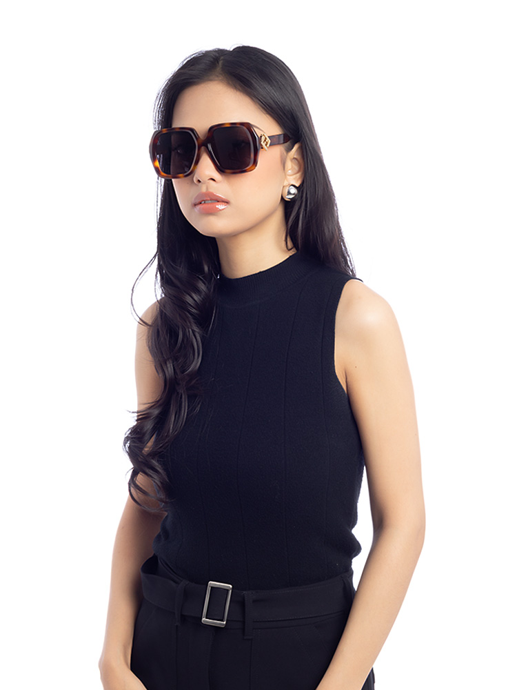 FE40139 FF Diamonds Sunglasses Tortoise