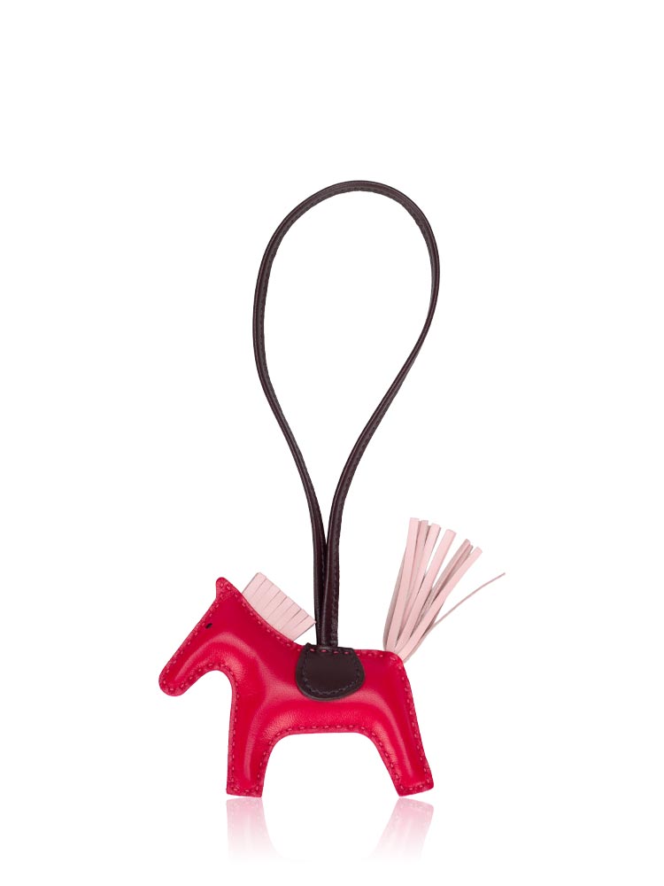 Milo Lambskin Grigri Rodeo PM Bag Framboise Rose Sakura Rouge Sellier