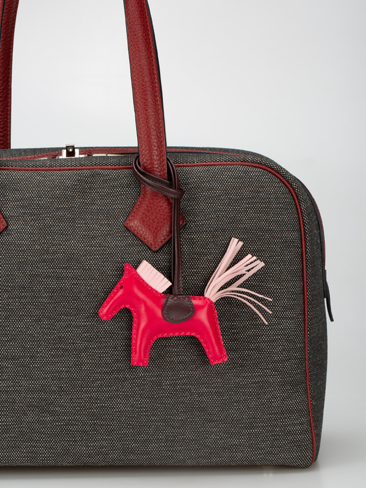 Milo Lambskin Grigri Rodeo PM Bag Framboise Rose Sakura Rouge Sellier