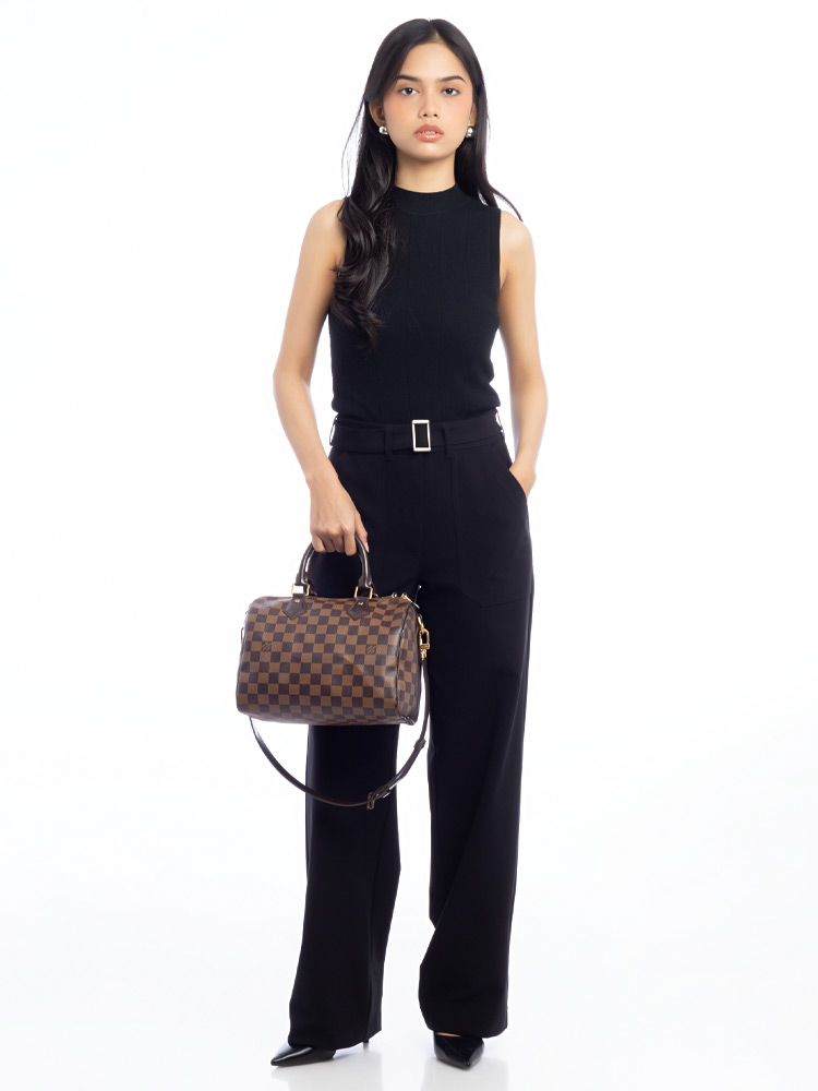 Damier Ebene Speedy 25 NM Bandouliere