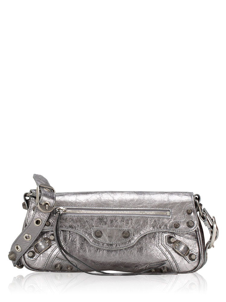 Arena Le Cagole Small Crossbody Silver