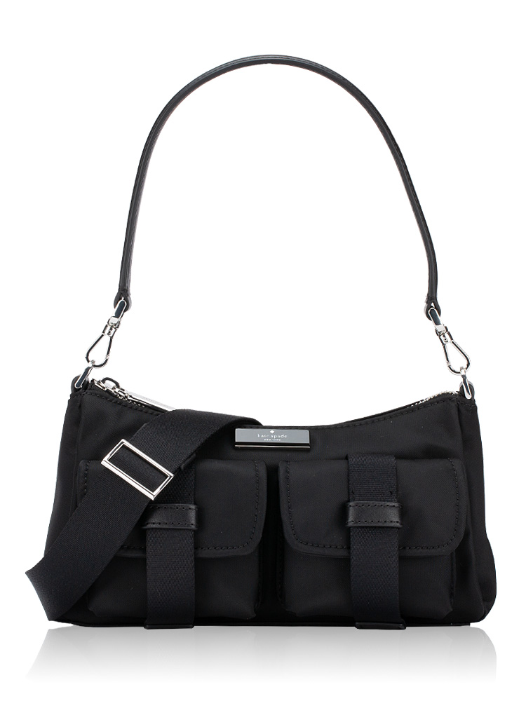 Carter Cargo Nylon Small Crossbody Black