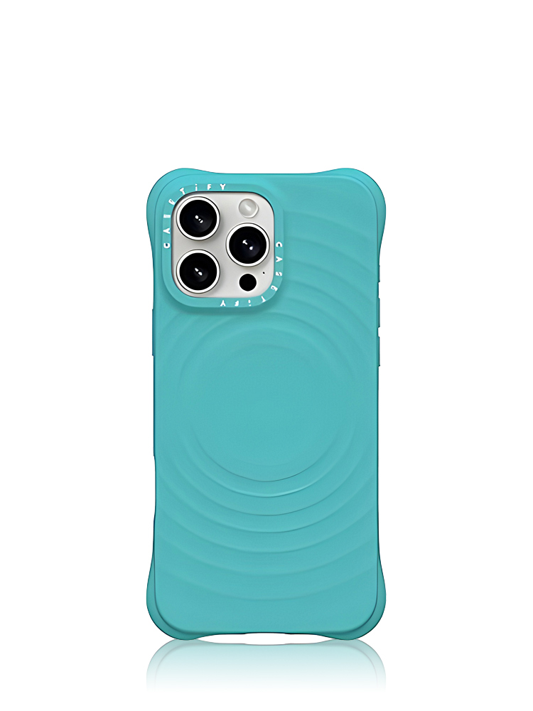 x G-DRAGON Ripple Case iPhone 16 Pro Max Mint Blue