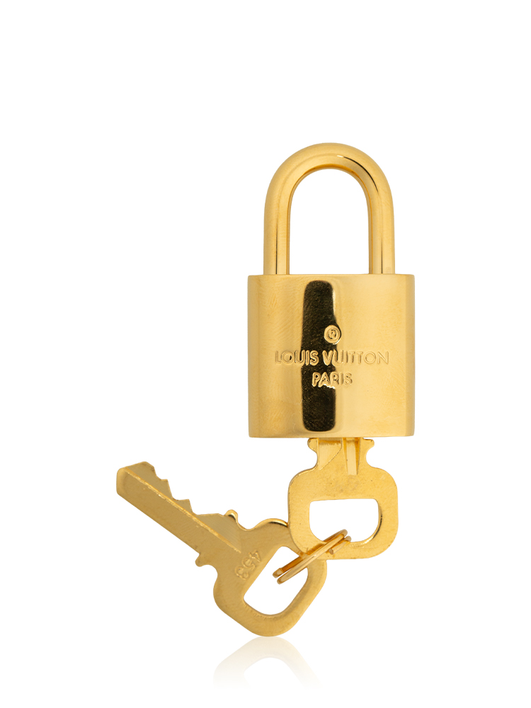 Brass Lock and Key Set Gold #453