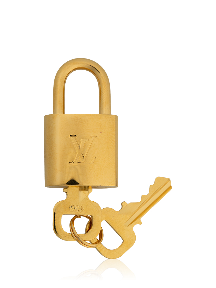 Brass Lock and Key Set Gold #453
