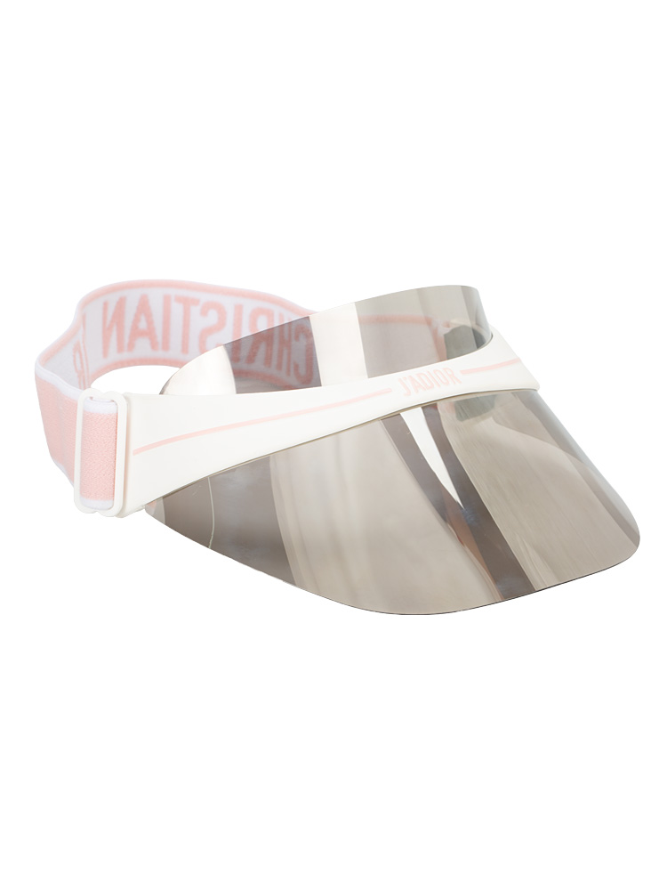 Mirrored DiorClub1 Sun Visor Pink