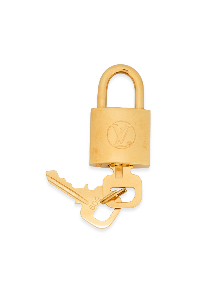 Brass Lock and Key Set #609