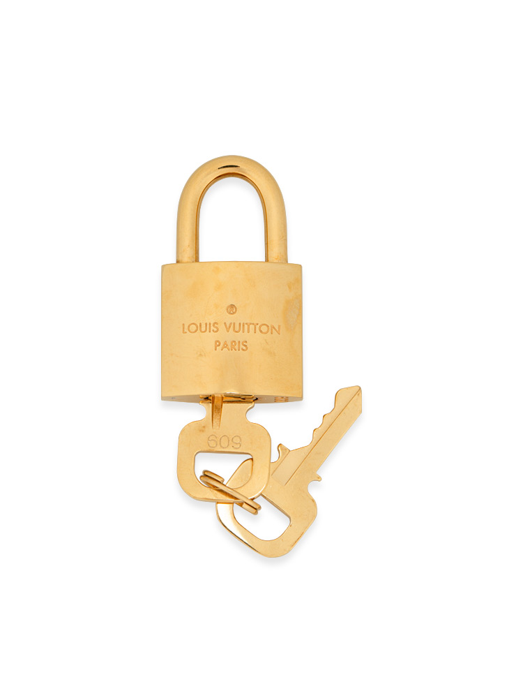 Brass Lock and Key Set #609