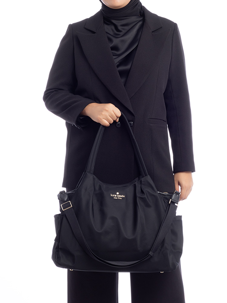 Chelsea Nylon Baby Bag Black