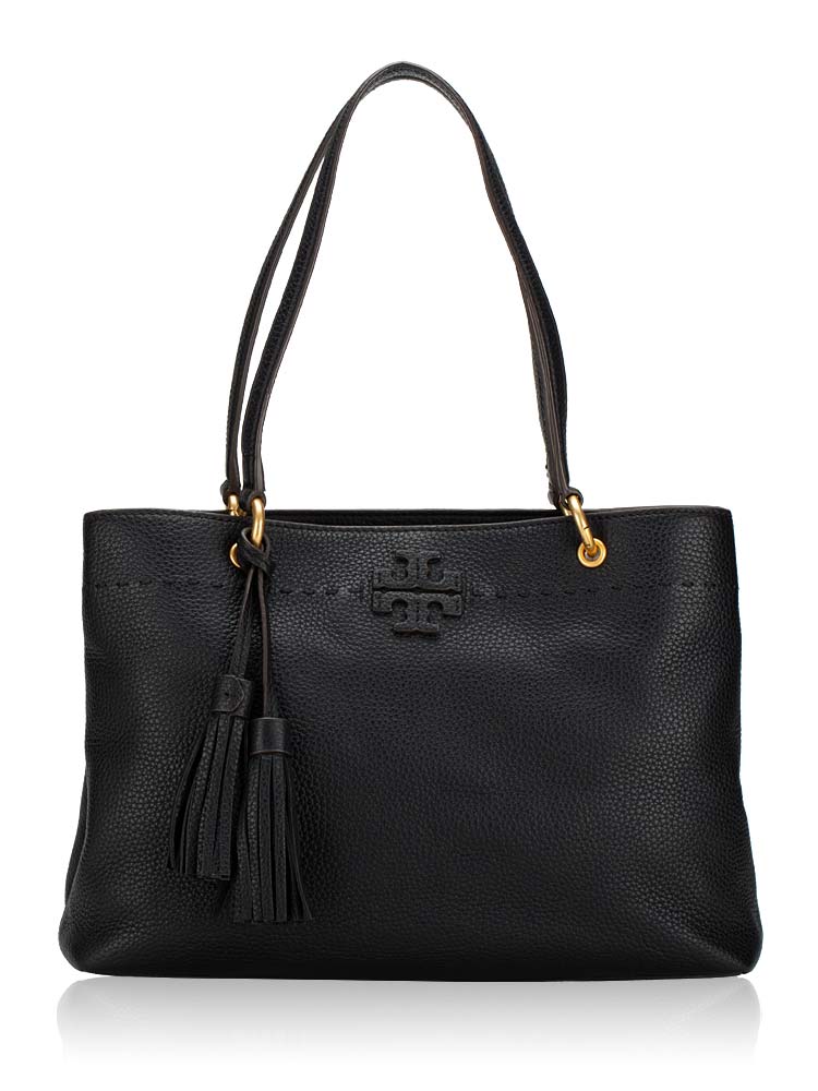 Mcgraw Triple Compartment Tote Black