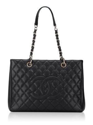 Caviar Grand Shopping Tote GST Black