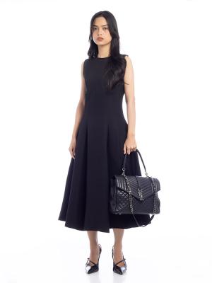 Sheepskin Triquilt Monogram College Large Satchel Asphalt