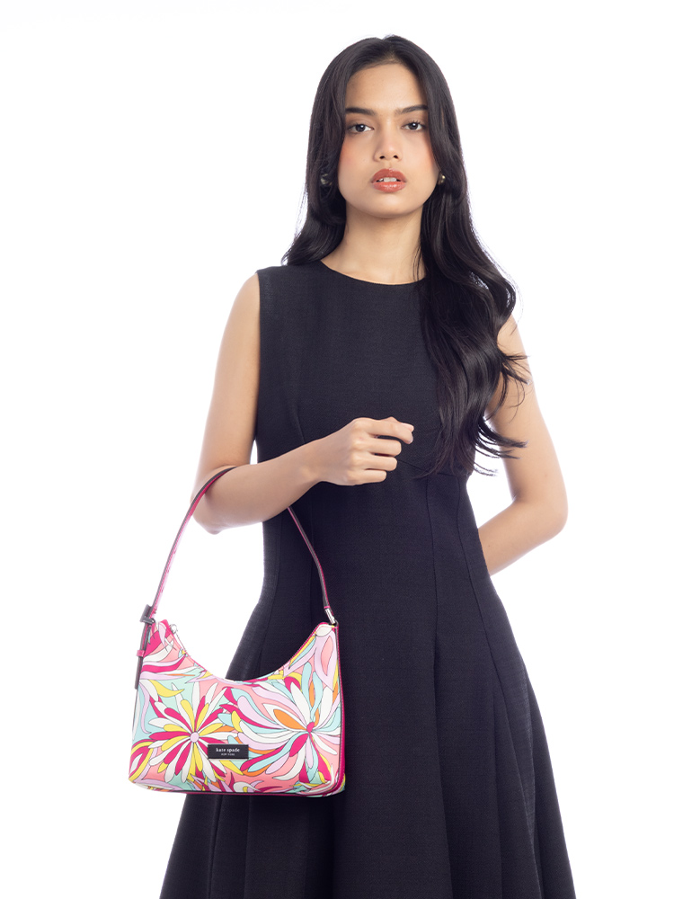 Sam Icon Floral Small Shoulder Bag Anemone