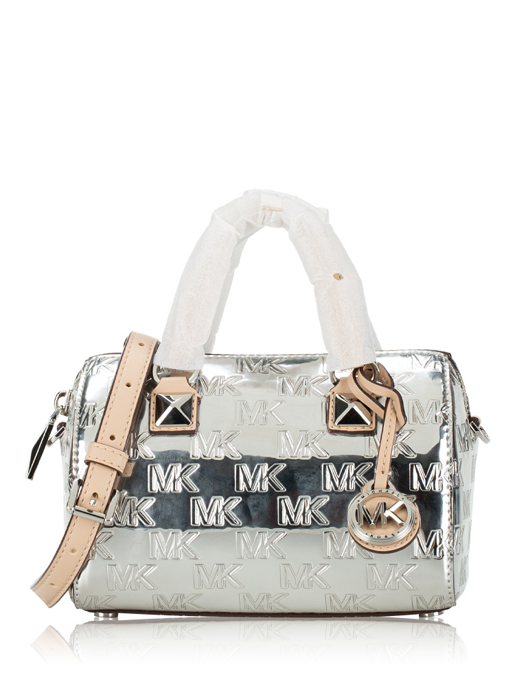Signature Grayson Small Duffle Silver